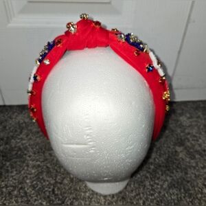 Red Bejeweled Headband